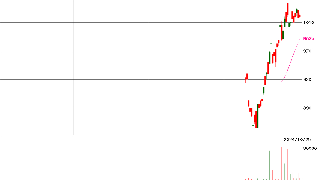 ＧＸＡＩビッグデータ(証券コード:223A)の200日チャート